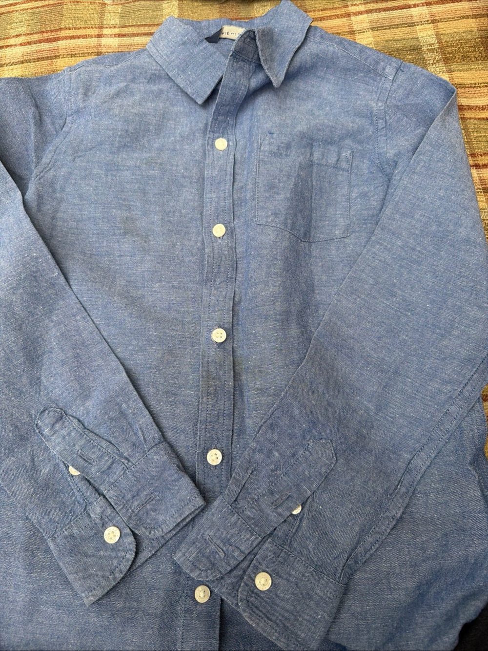 Janie and Jack Light Blue Button-Down Shirt